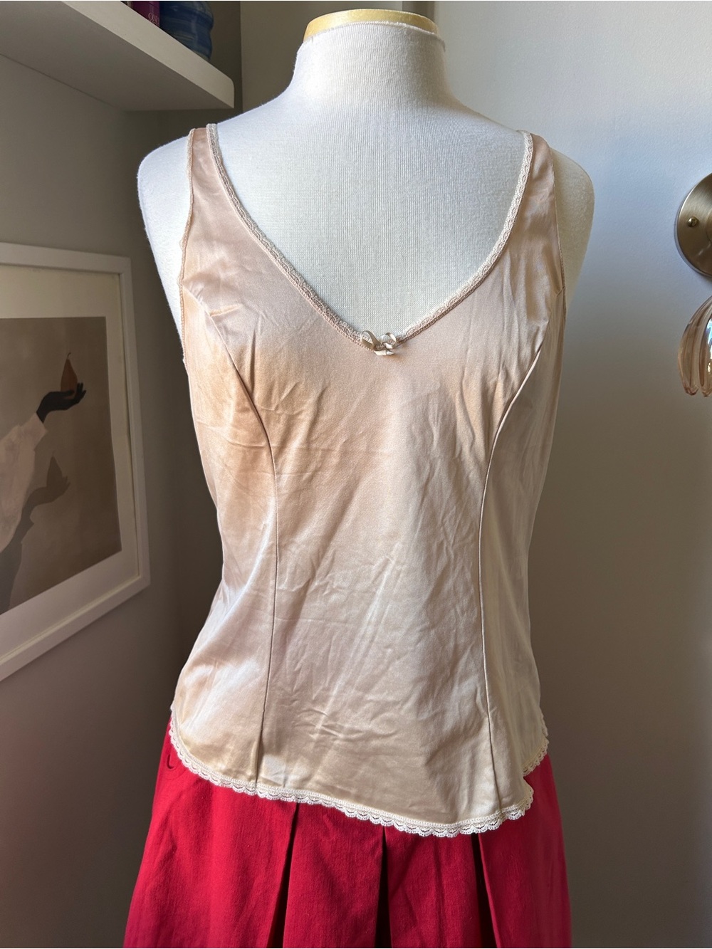 Vintage Vanity Fair slip tank